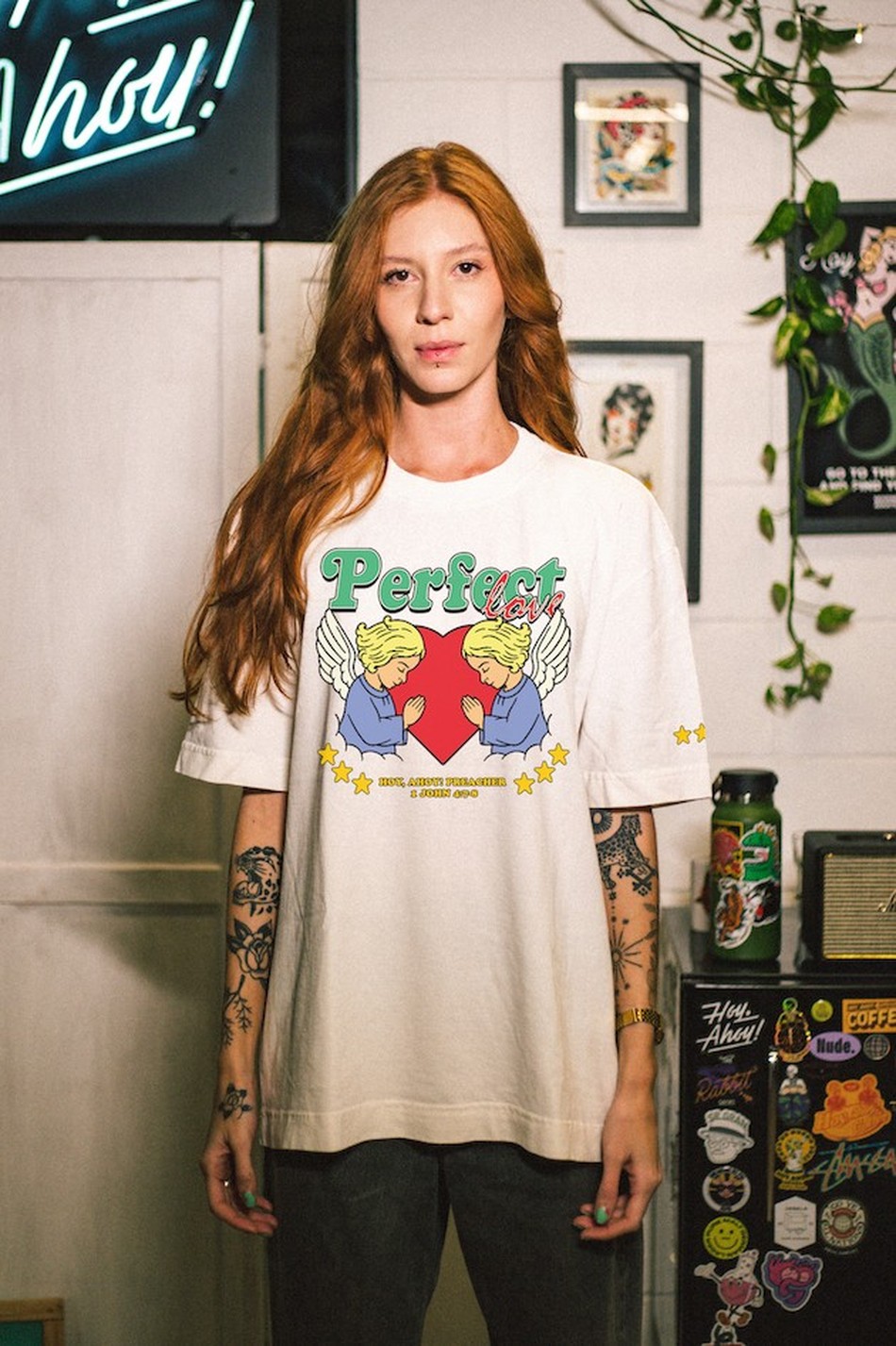 CAMISETA OVERSIZED EXTREMA - PREACHER PERFECT LOVE