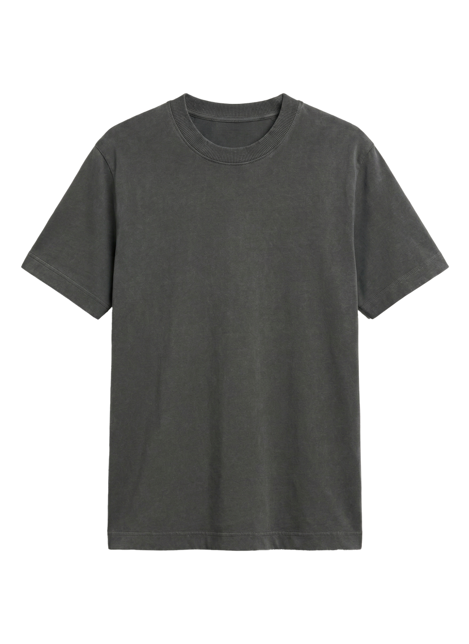 CAMISETA BÁSICA TUBULAR - CHUMBO