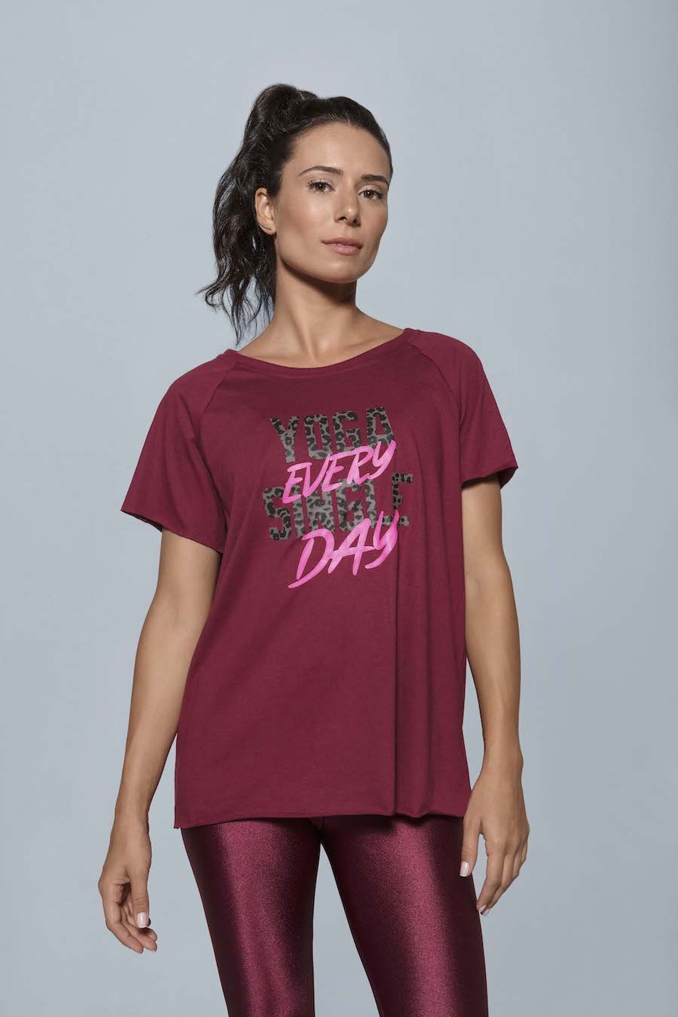 T-shirt de ioga para mulher - Algodão orgânico - Nirvana OM
