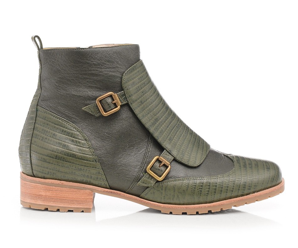 Bota Catarina - Verde Militar | salto baixo 2cm