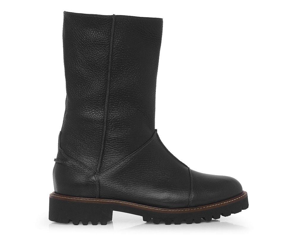 Bota Nise - Preto | salto baixo 2cm
