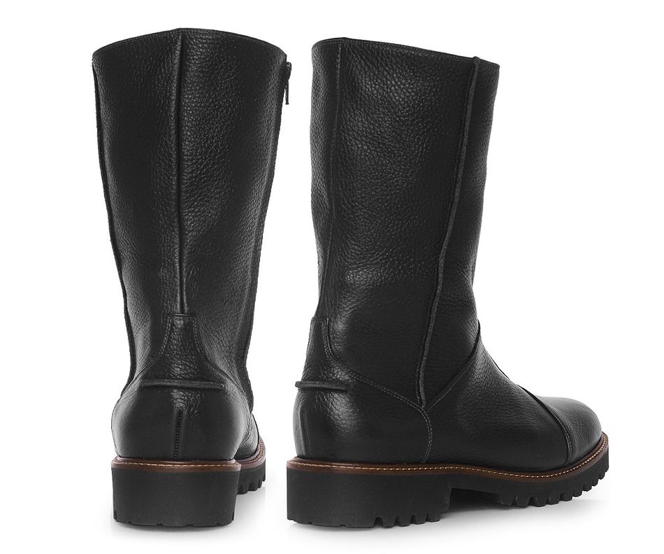 Bota Nise - Preto | salto baixo 2cm