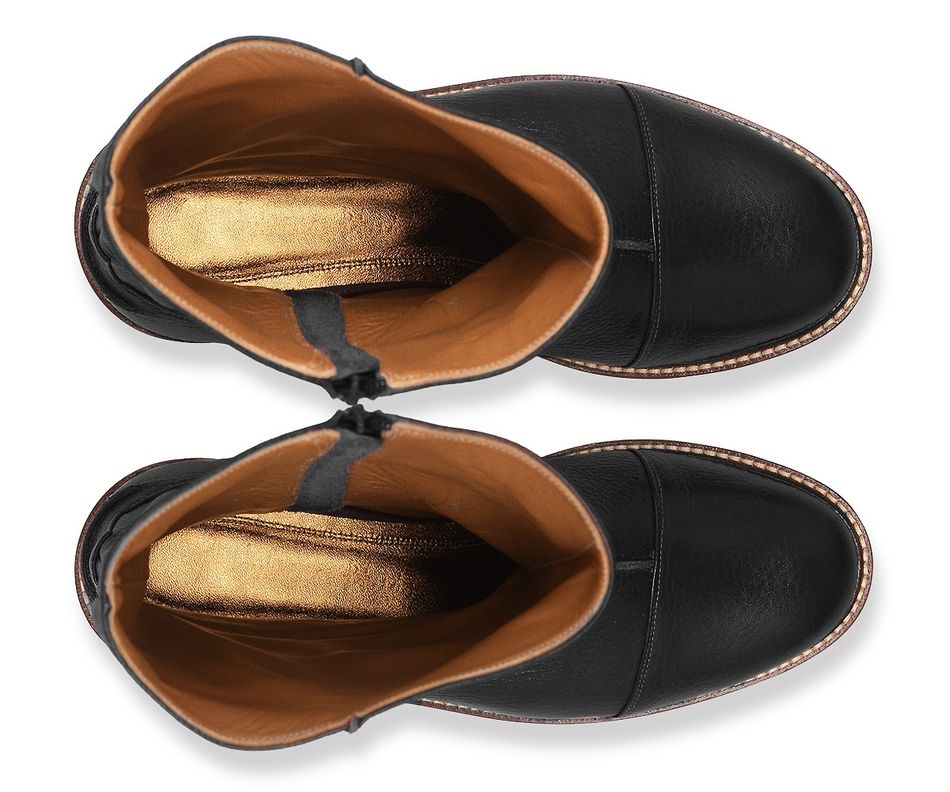 Bota Nise - Preto | salto baixo 2cm