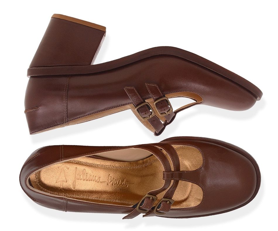 Scarpin Julia - Café | salto medio 5.5cm