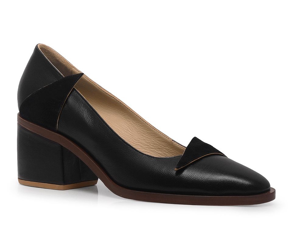 Scarpin Dora - Preto | salto medio 5.5cm