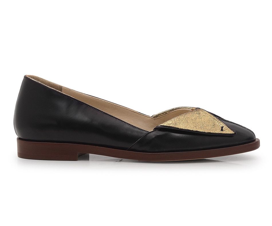 Sapatilha Dora -  Preto | salto baixo 2.0cm