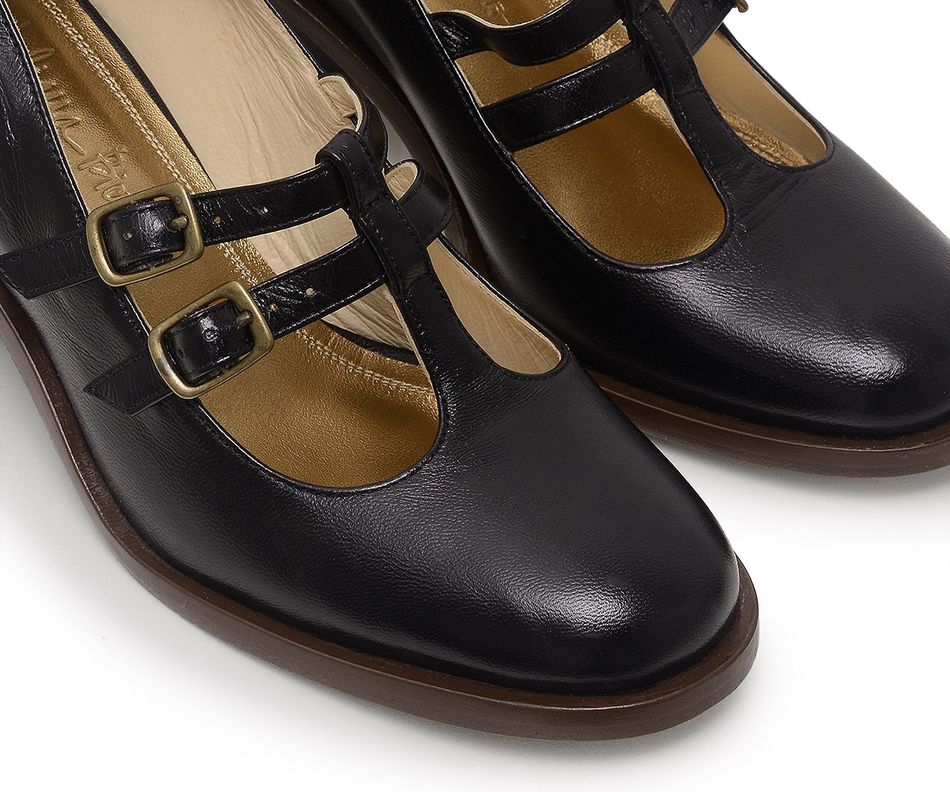 Scarpin Julia - Preto | salto medio 5.5cm
