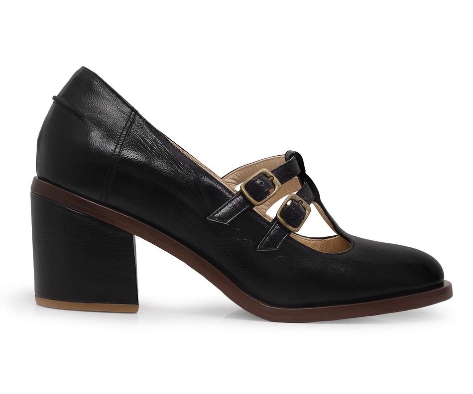 Scarpin Julia - Preto | salto medio 5.5cm