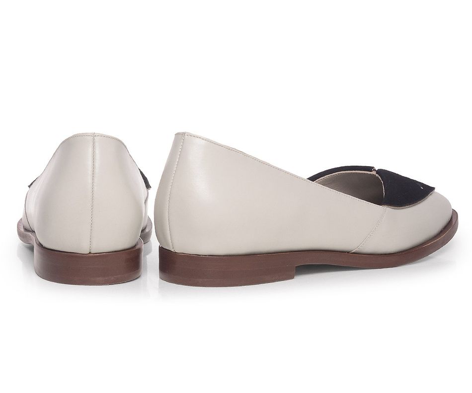 Sapatilha Dora -  Off White | salto baixo 2.0cm
