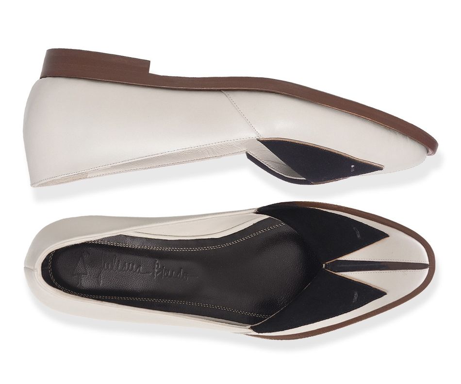 Sapatilha Dora -  Off White | salto baixo 2.0cm