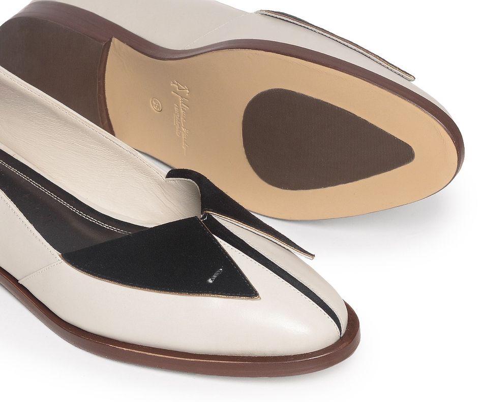 Sapatilha Dora -  Off White | salto baixo 2.0cm