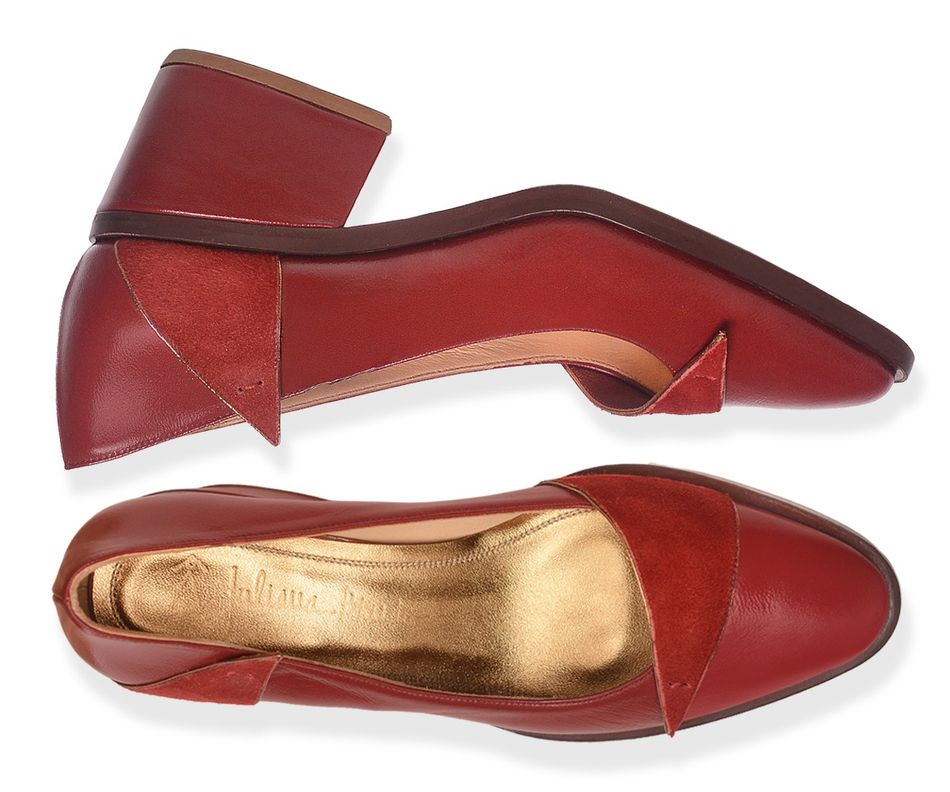 Scarpin Dora - Bordô | salto medio 5.5cm