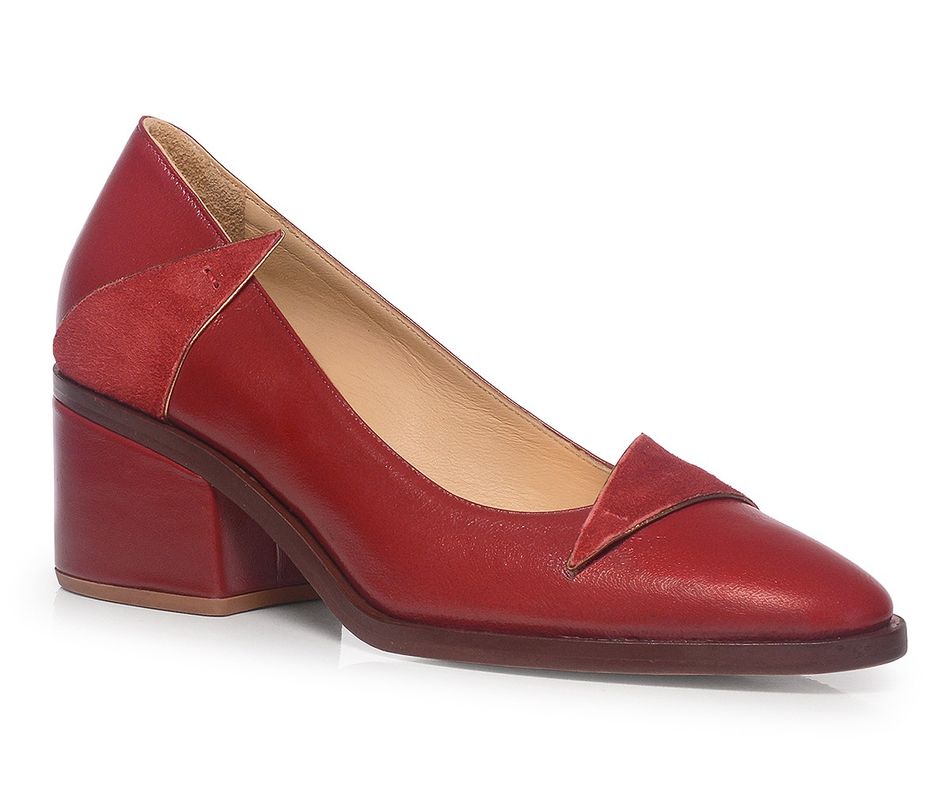 Scarpin Dora - Bordô | salto medio 5.5cm