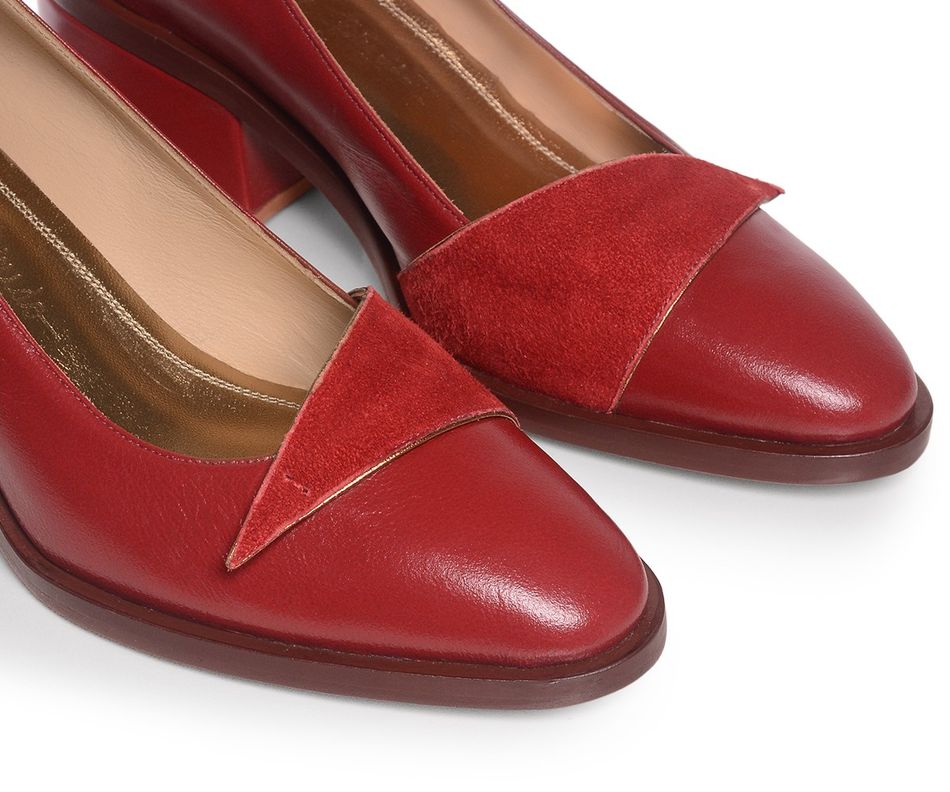 Scarpin Dora - Bordô | salto medio 5.5cm