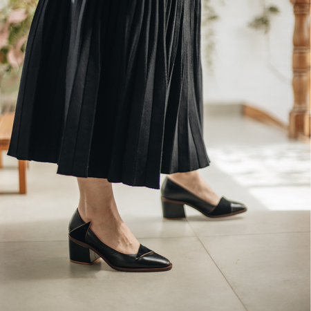 Scarpin Dora - Preto | salto medio 5.5cm