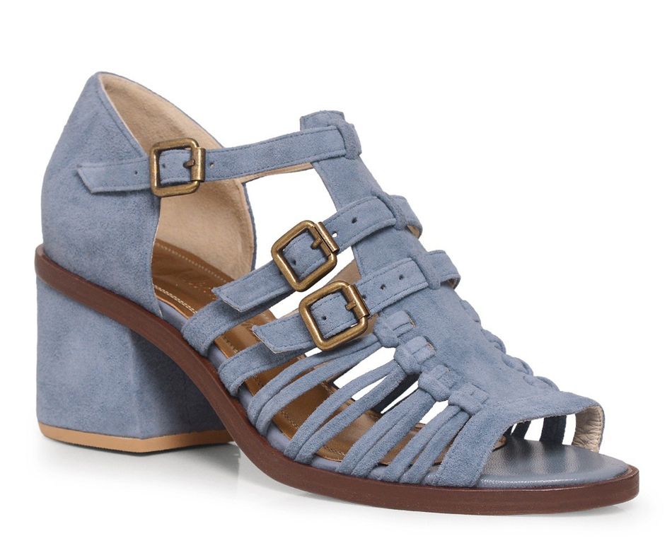 Sandália Alta Cora - Jeans  | salto medio 5.5cm