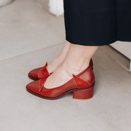 Scarpin Dora - Bordô | salto medio 5.5cm