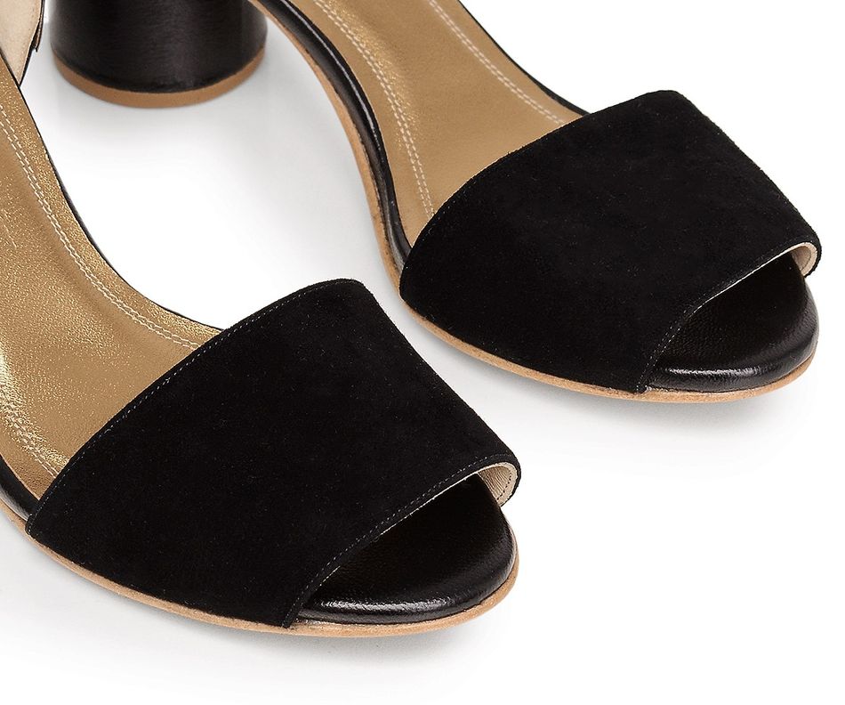 Sandália Yumi - Preto | salto medio 6.5cm