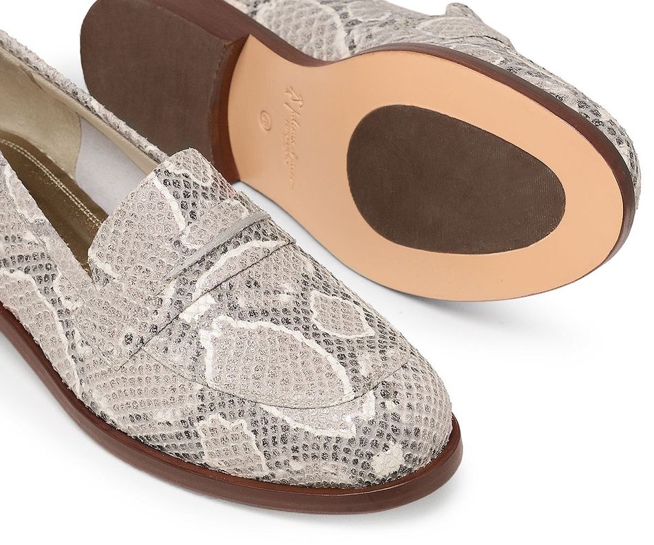Mocassim Julie | Cobra Cinza