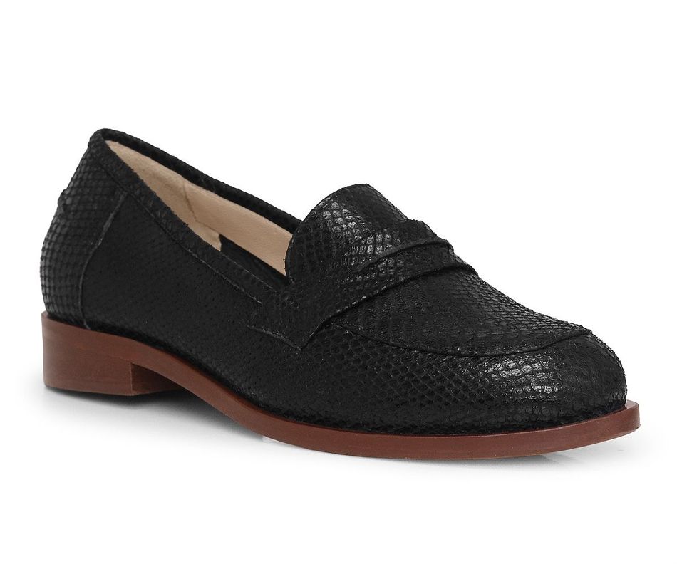 Mocassim Julie | Cobra Preto