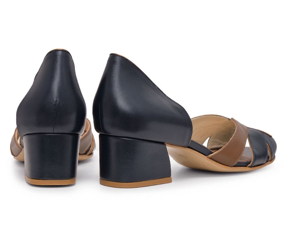 Teresa - Marinho | salto médio 4.5cm