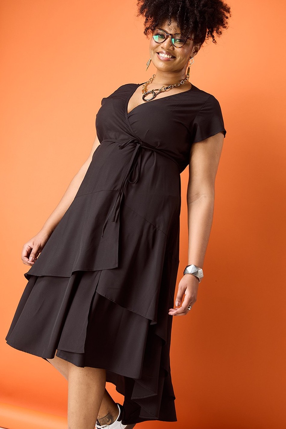 VESTIDO ZAN PRETO