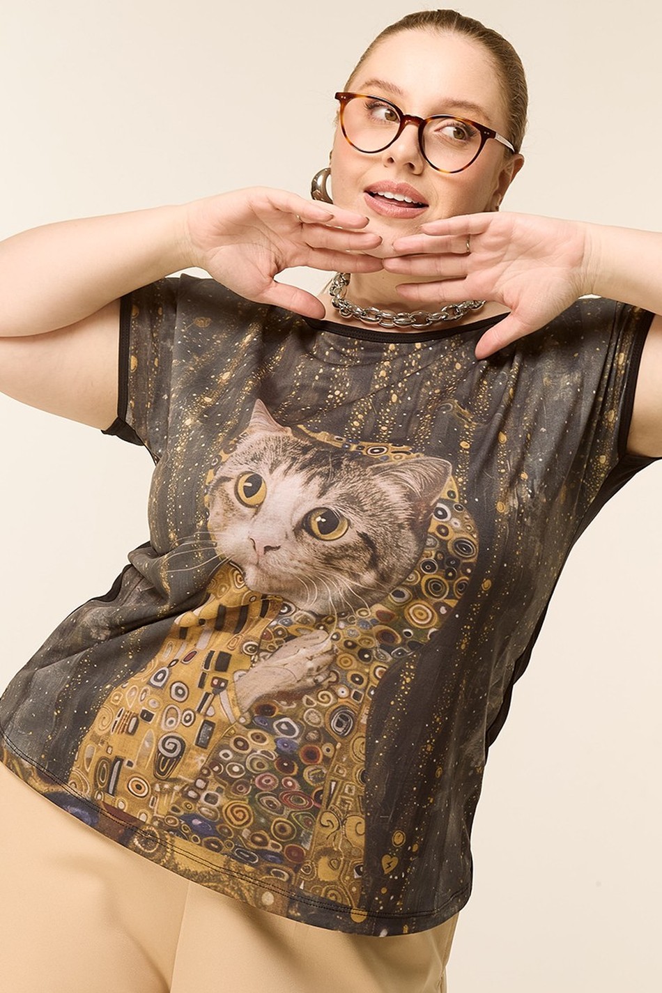 BLUSA DNA GATO KLIMT