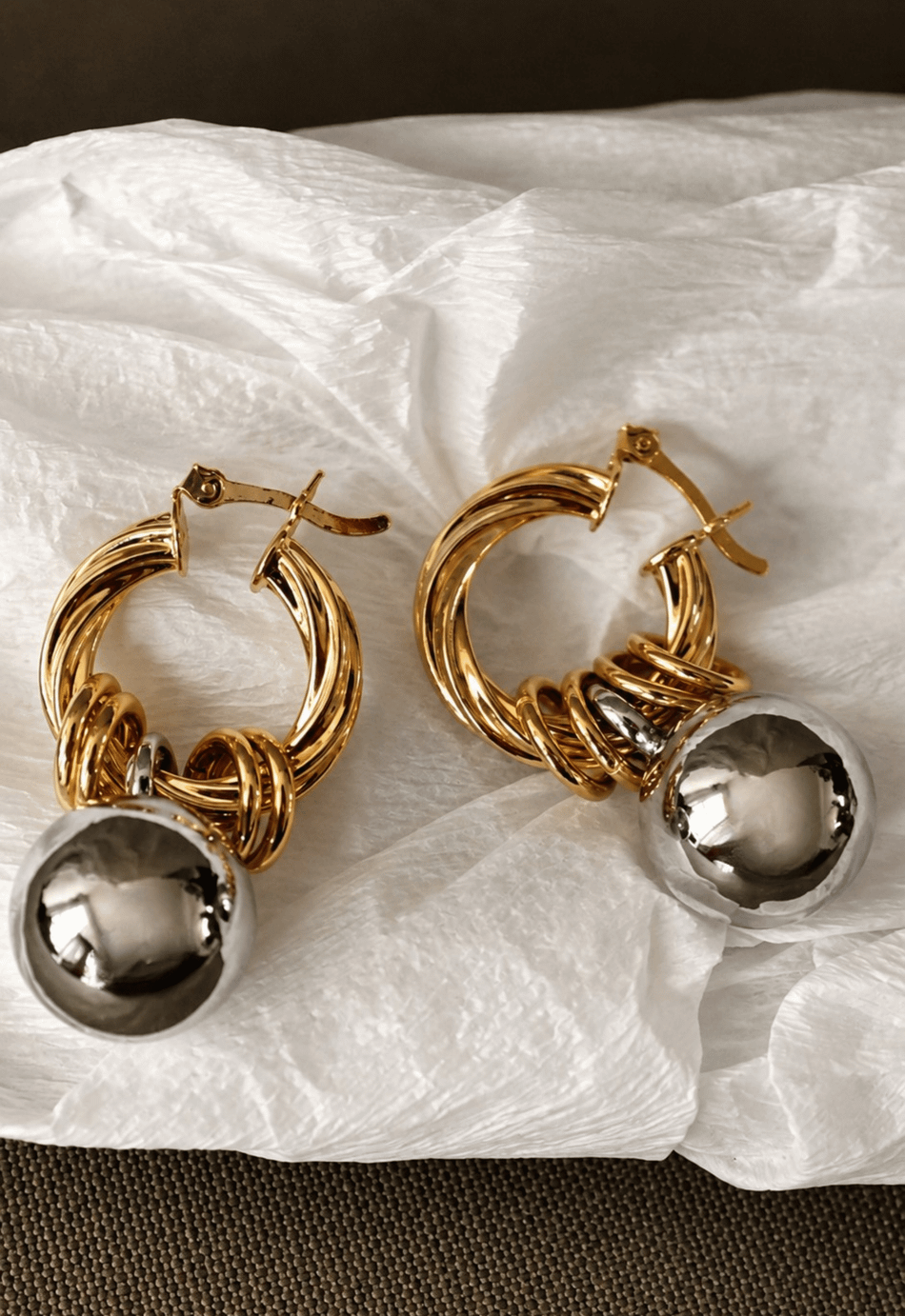 Brinco Bola Ouro
