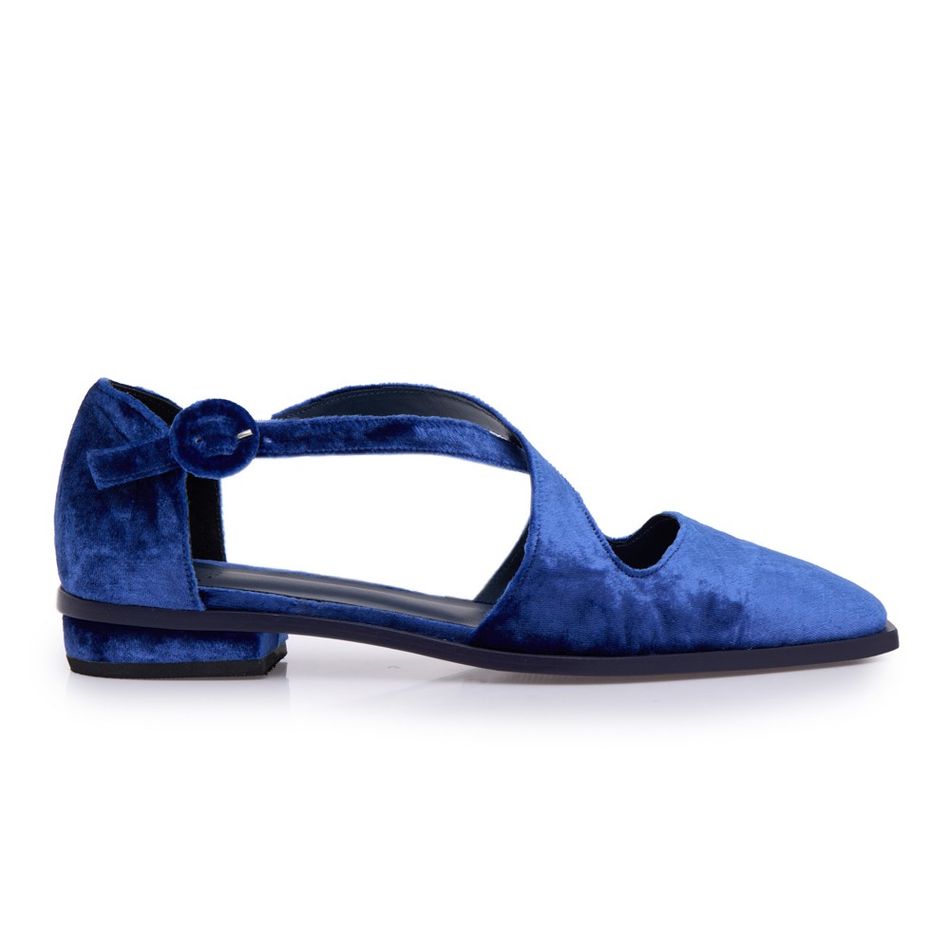 MARY PINGA VELUDO AZUL KLEIN