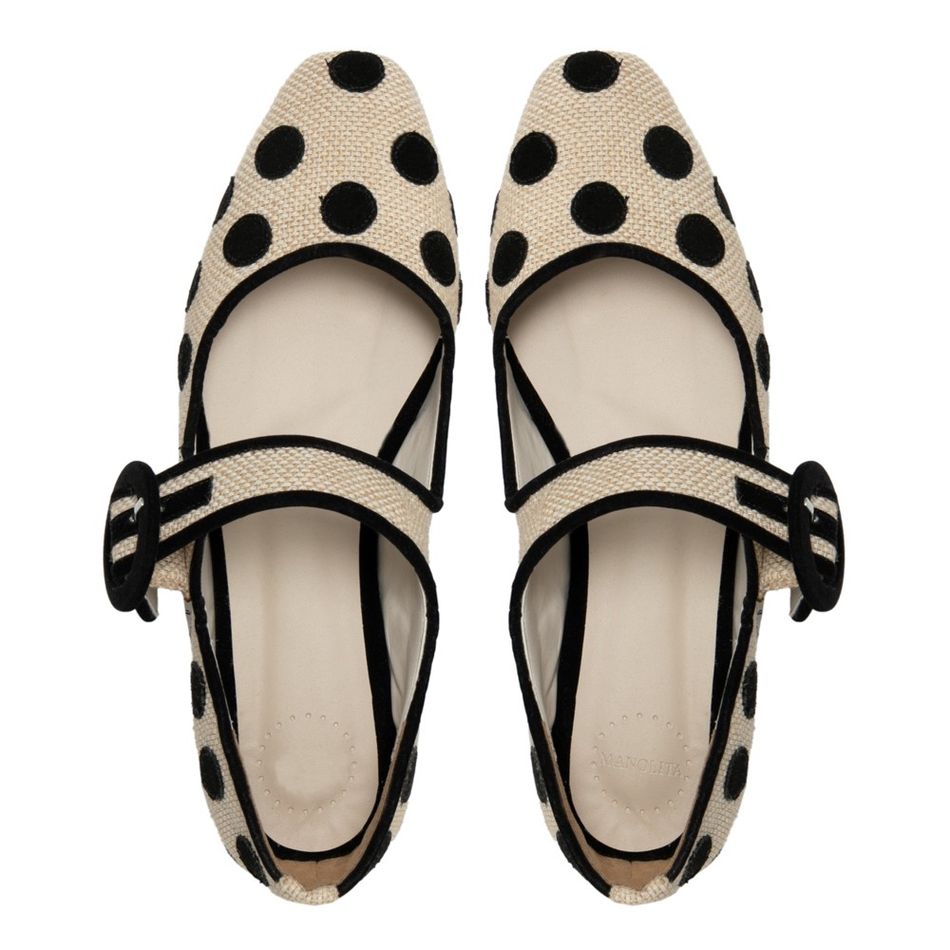 BALLERINE  POA RAFIA PRETA COM OFF