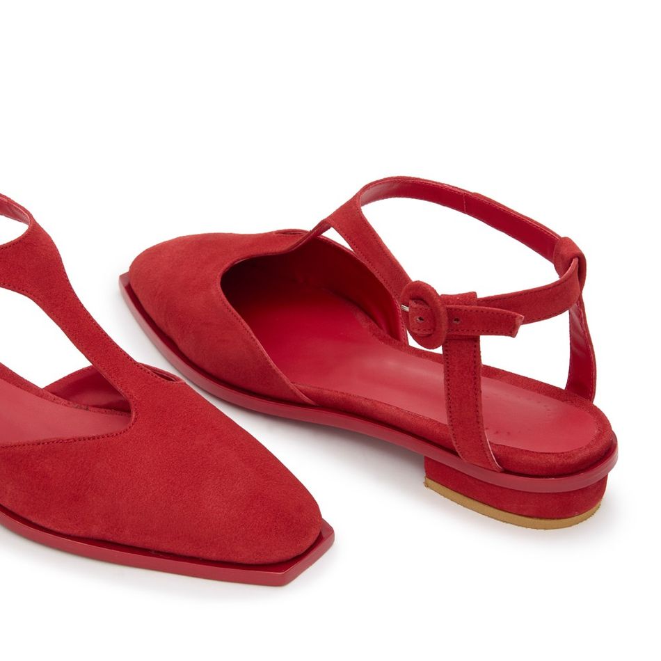 SAPATILHA CAMURÇA ELOAH VERMELHO 