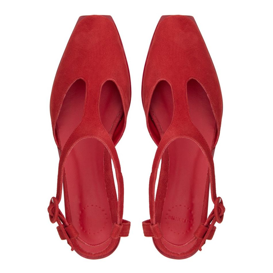 SAPATILHA CAMURÇA ELOAH VERMELHO 