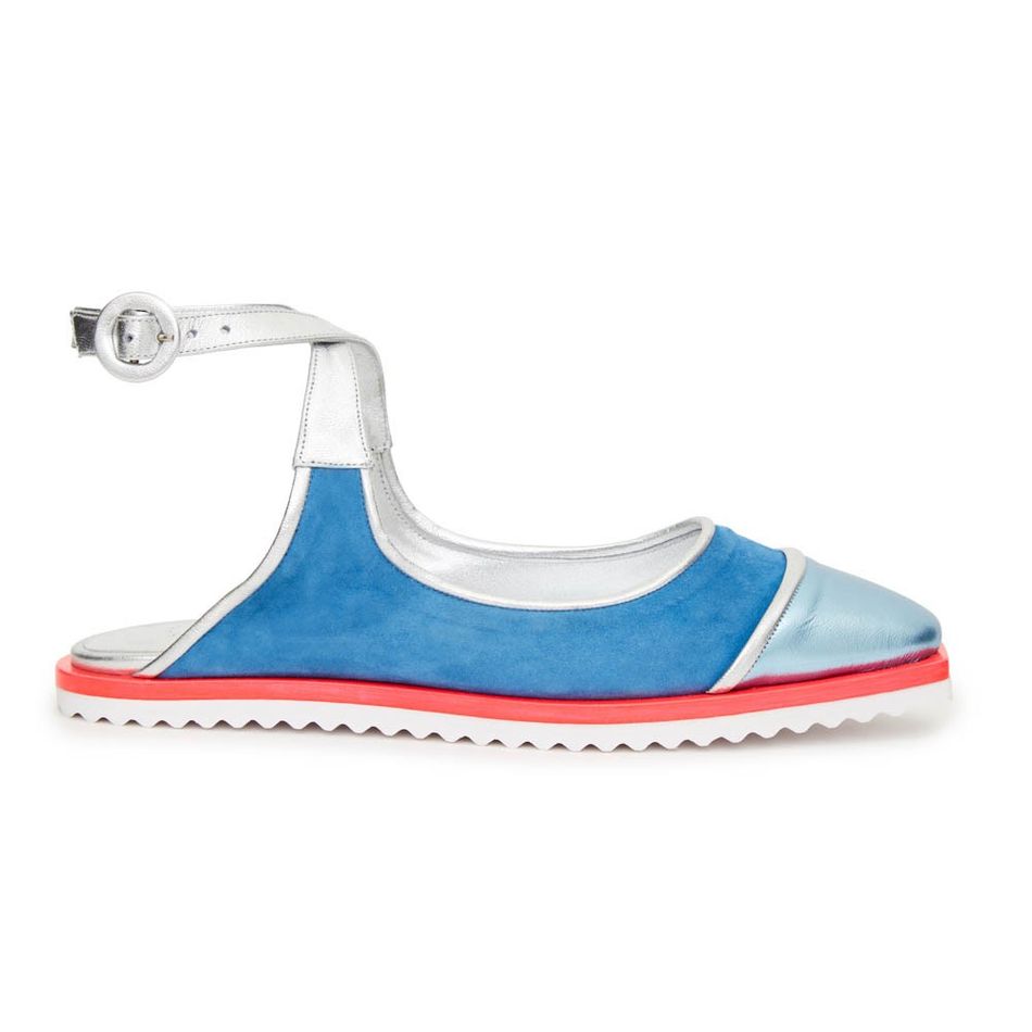 BABOUCHE NEON CAM.AZUL