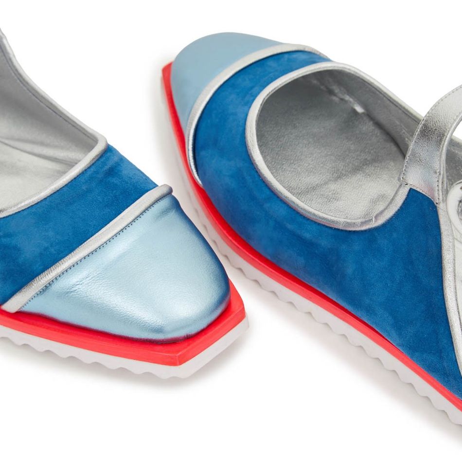 BABOUCHE NEON CAM.AZUL