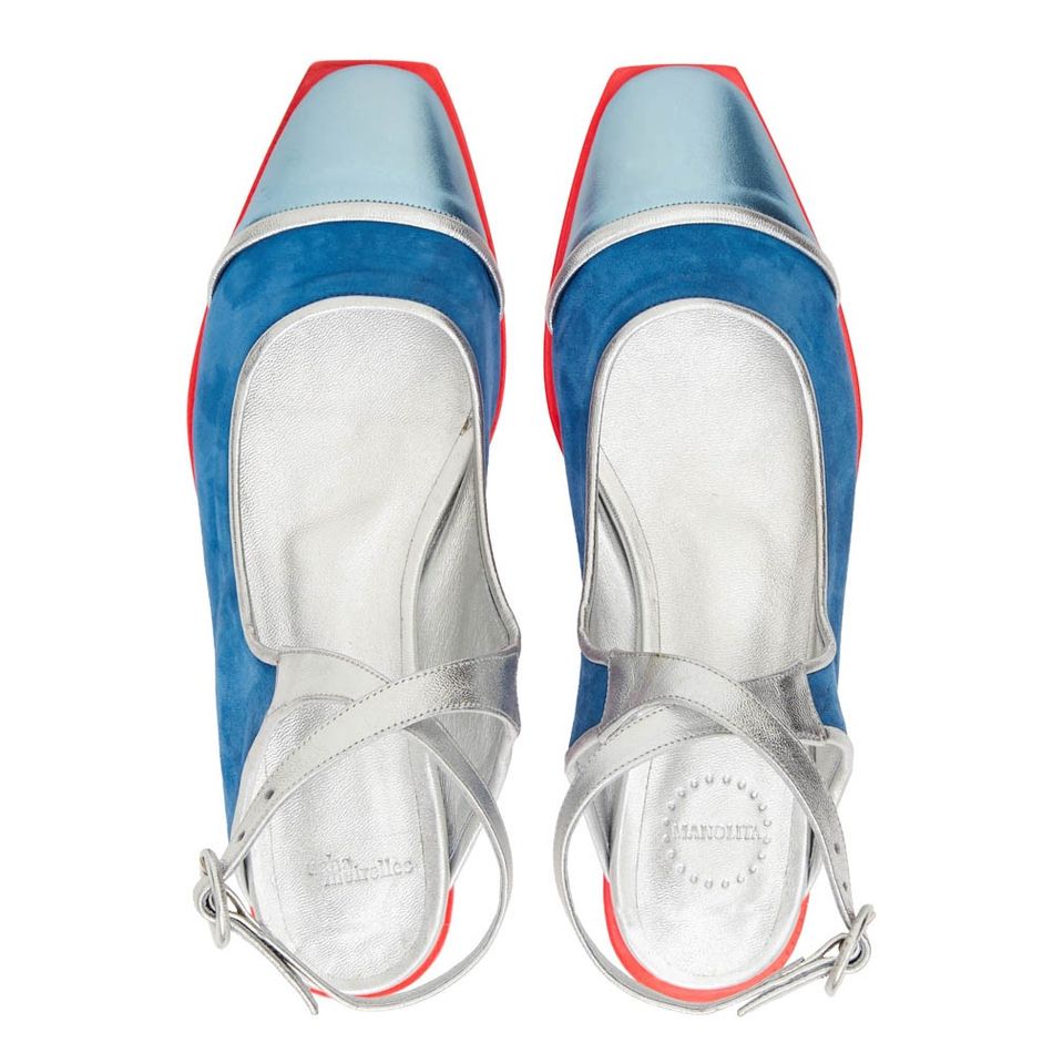 BABOUCHE NEON CAM.AZUL