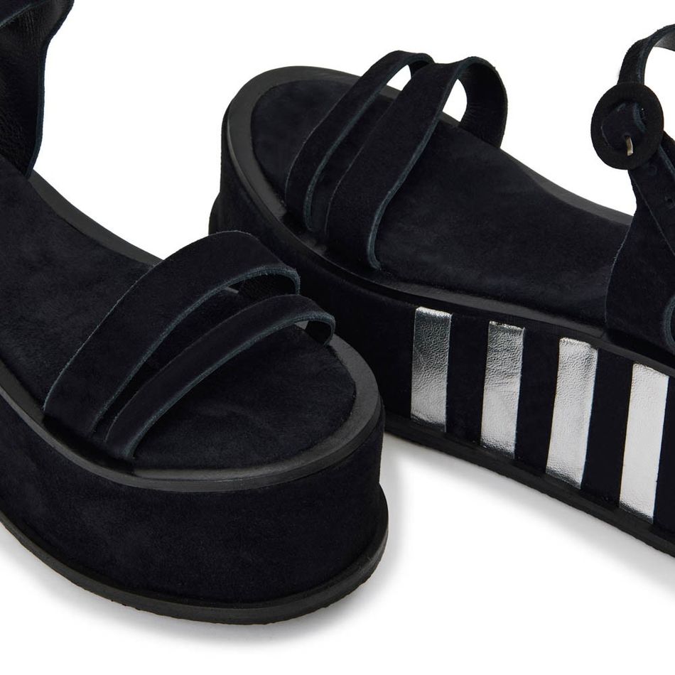 FLATFORM STRIPE MOOD  PRETO / PRATA