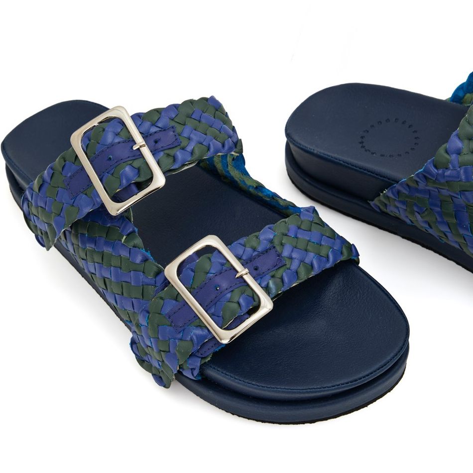 BIRKEN TRESSÊ AZUL E VERDE 