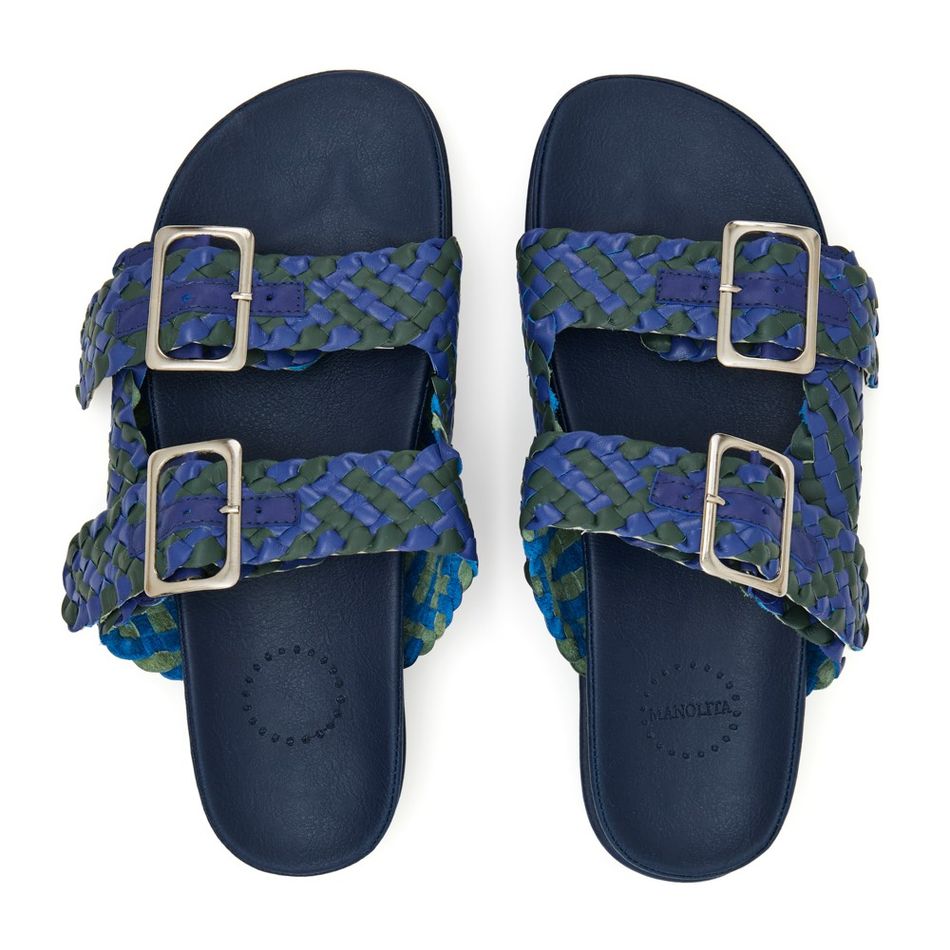 BIRKEN TRESSÊ AZUL E VERDE 