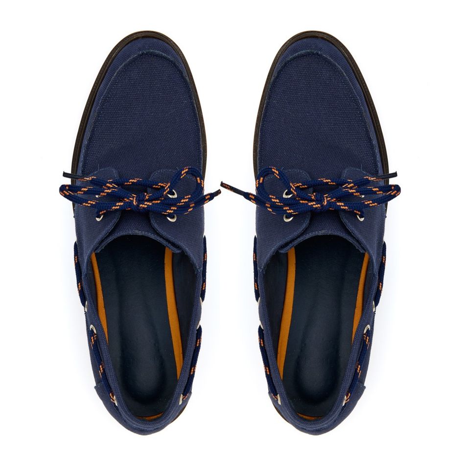 MOCASSIM LONA AZUL 