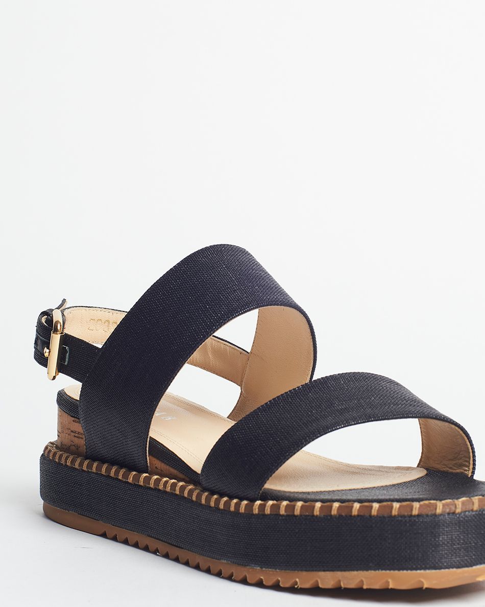 Flatform Julia Palha Preta