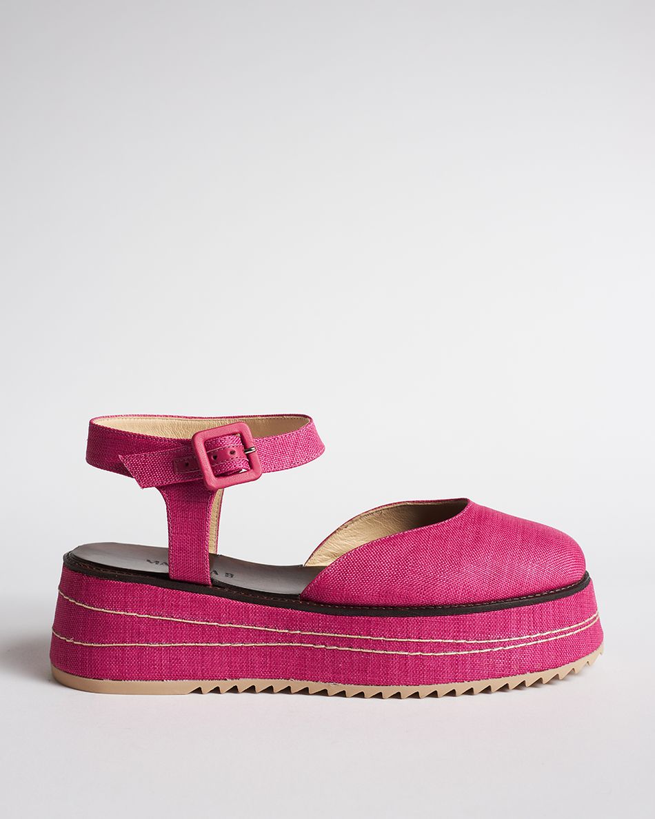 Flatform Mary Jane Magenta