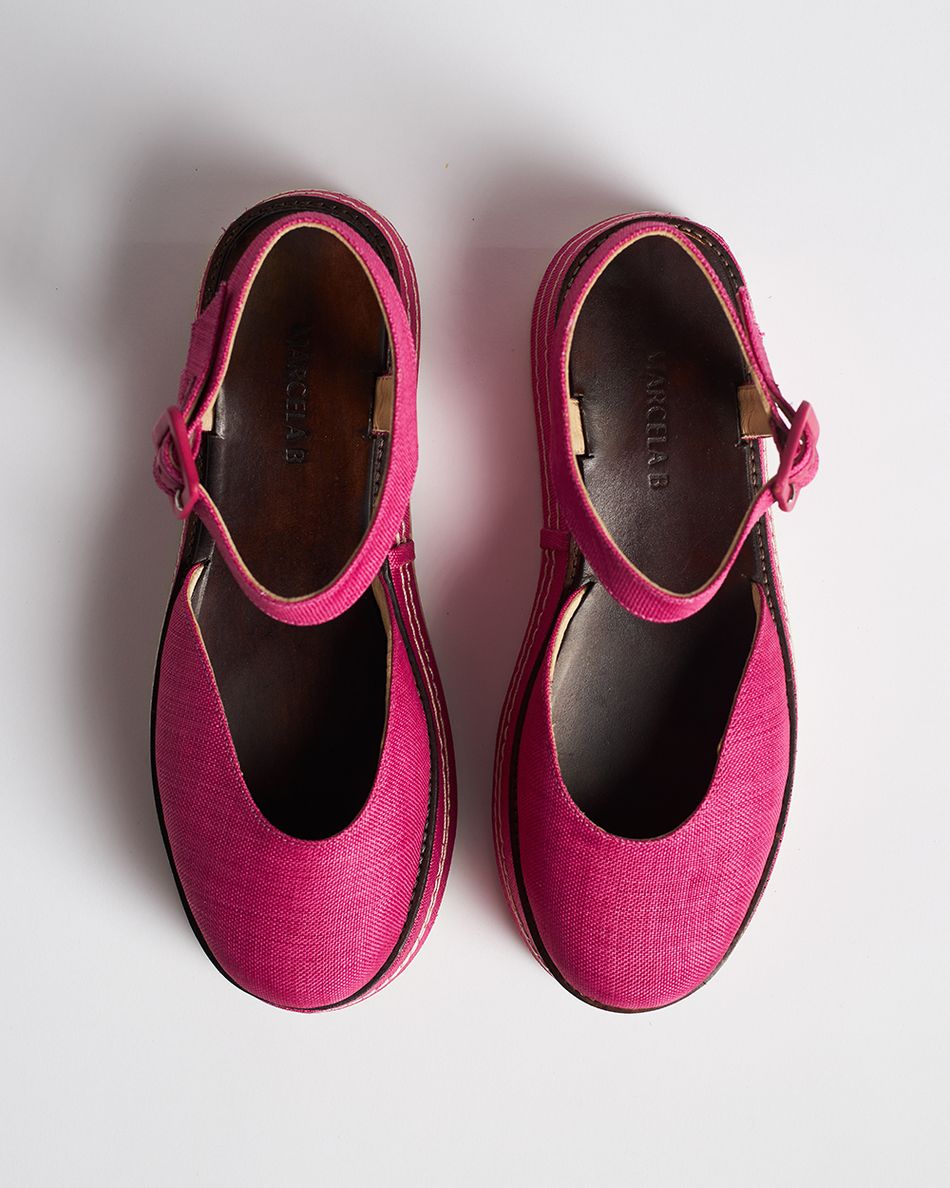 Flatform Mary Jane Magenta
