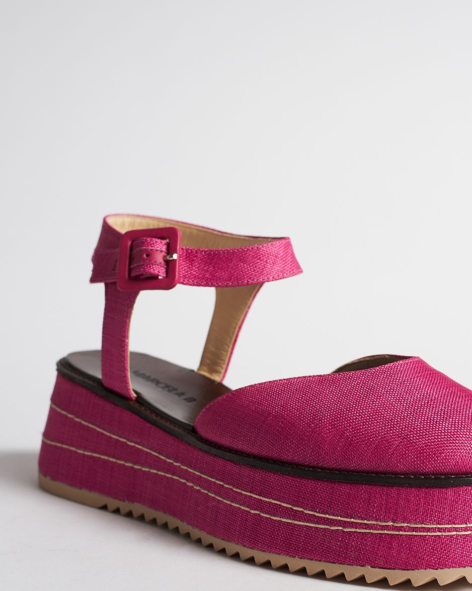 Flatform Mary Jane Magenta