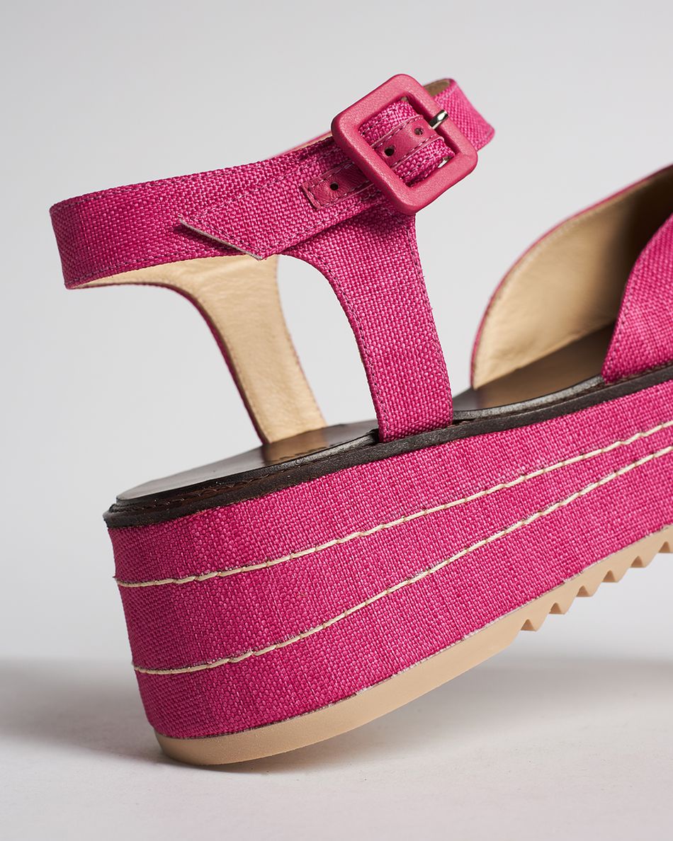 Flatform Mary Jane Magenta