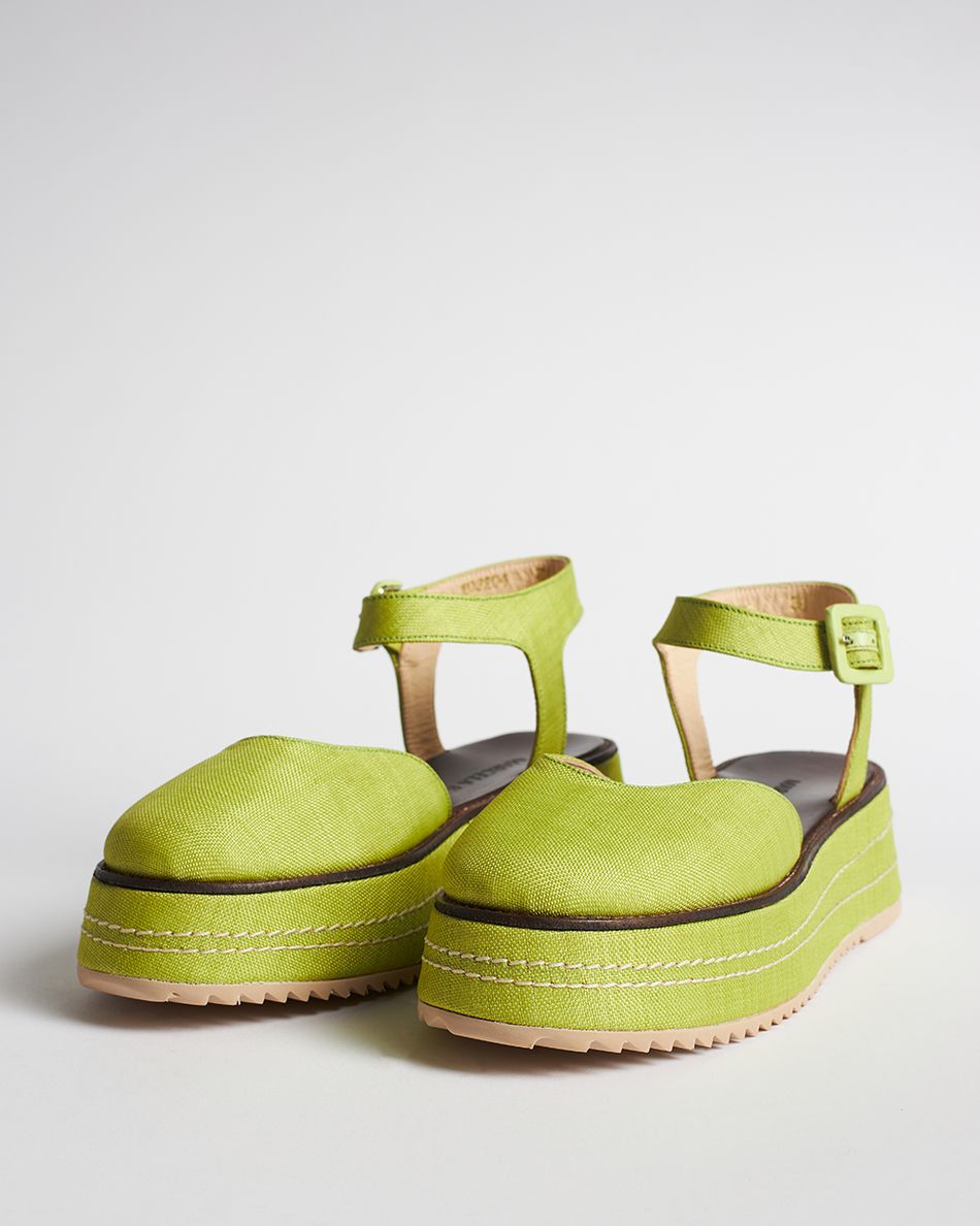 Flatform Mary Jane Verde
