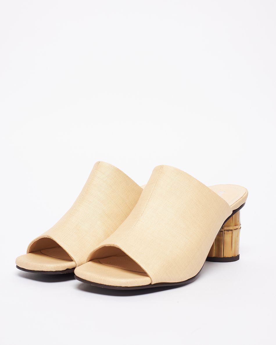 Mule Bebel Palha Bege