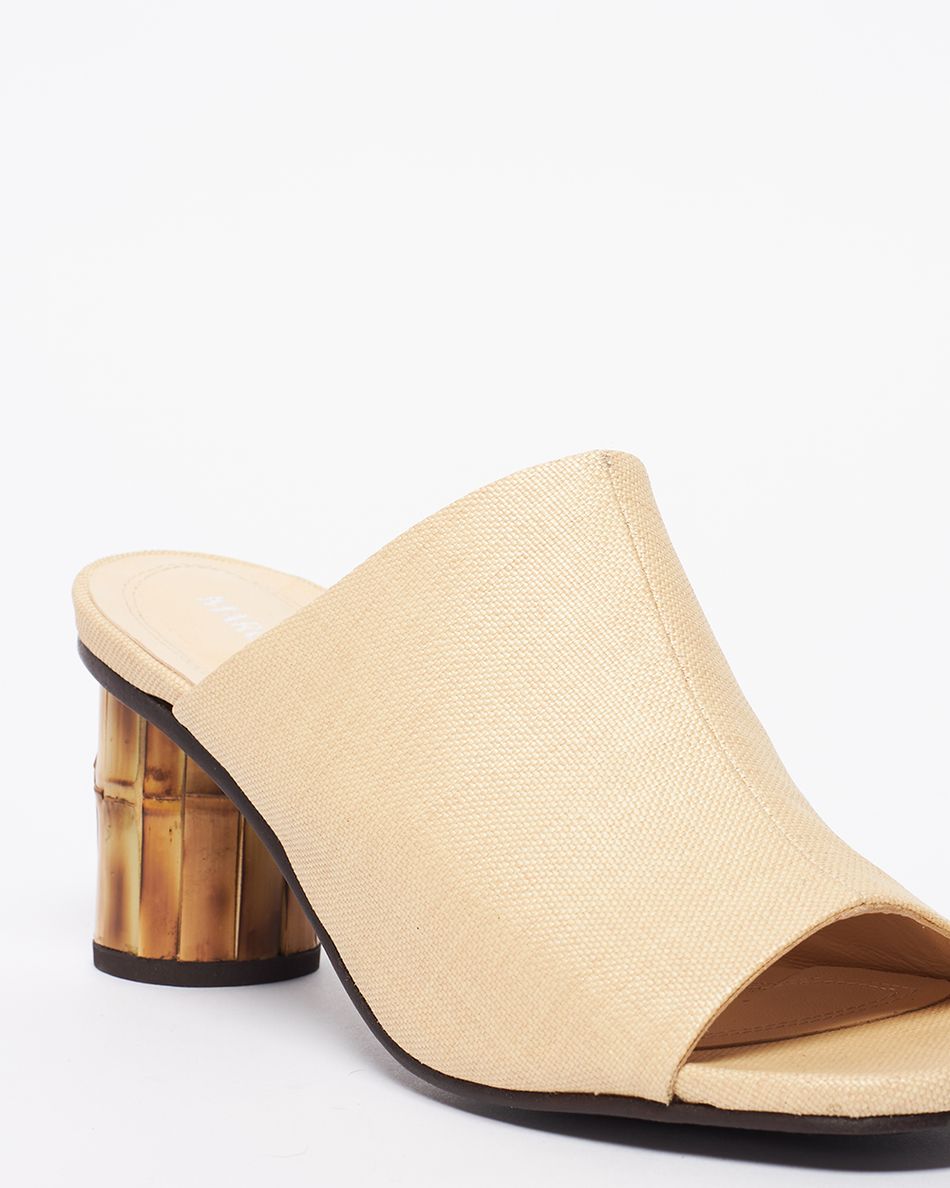 Mule Bebel Palha Bege