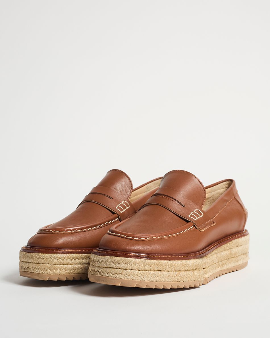Mocassim Teca Cognac