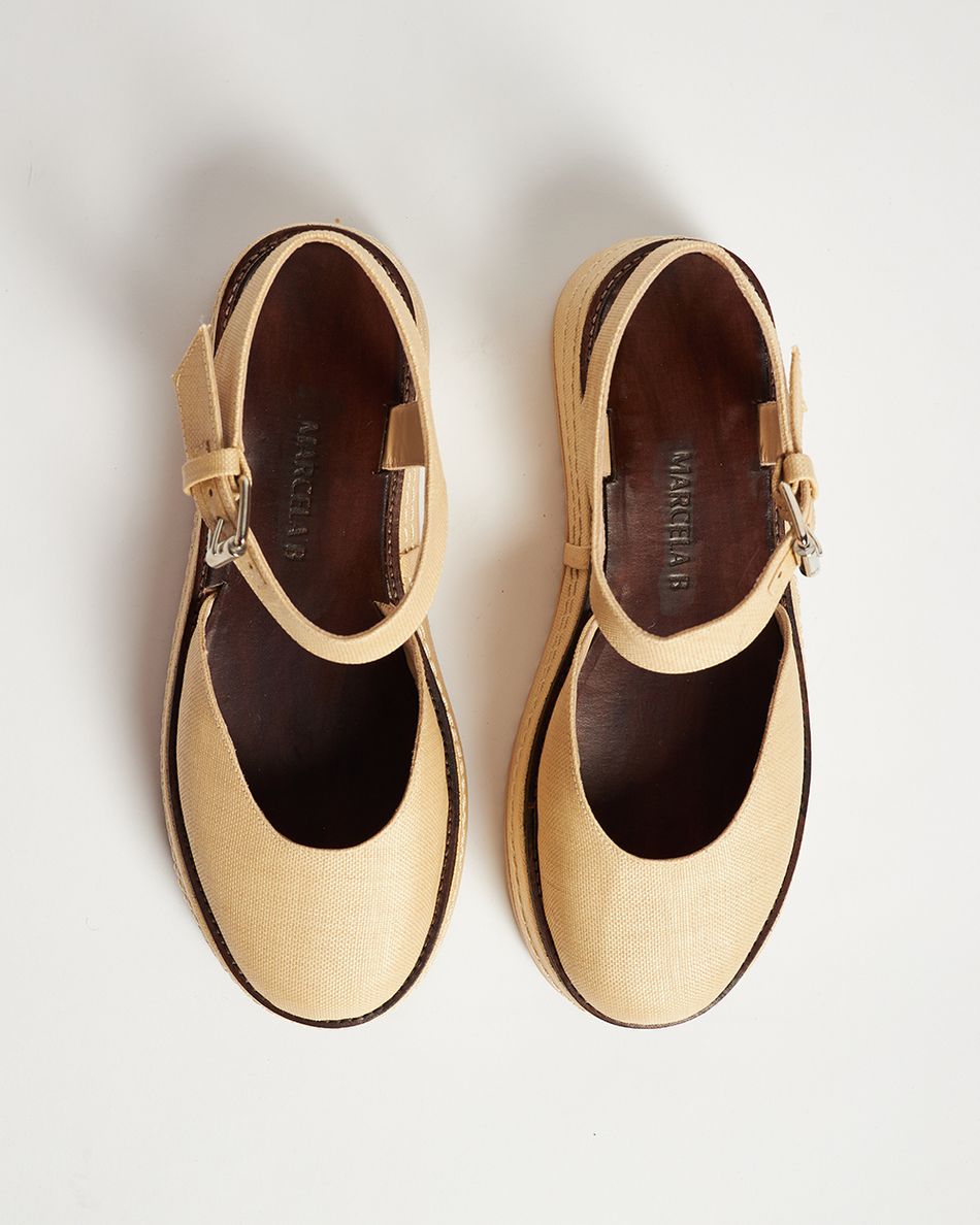 Flatform Mary Jane New Palha