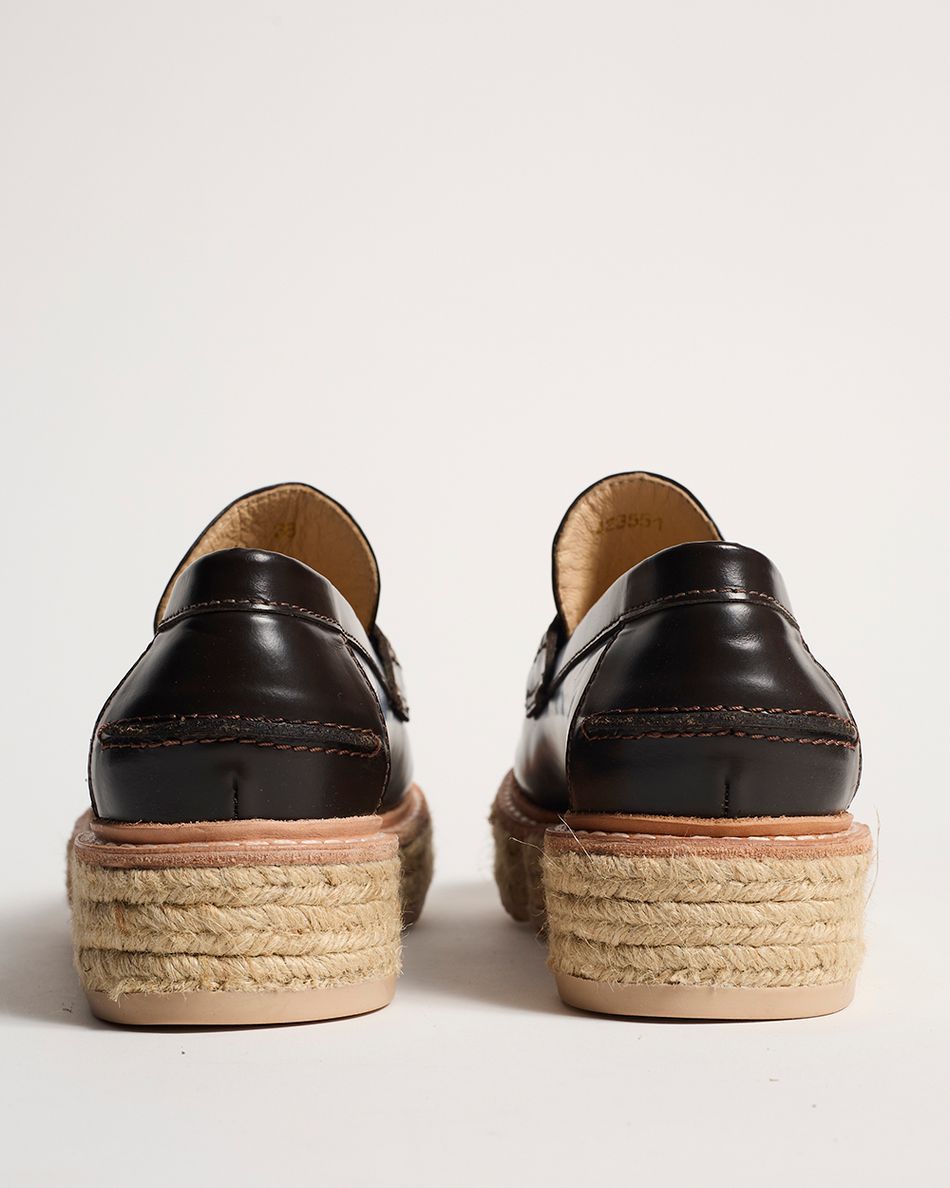 Mocassim Teca Couro Café